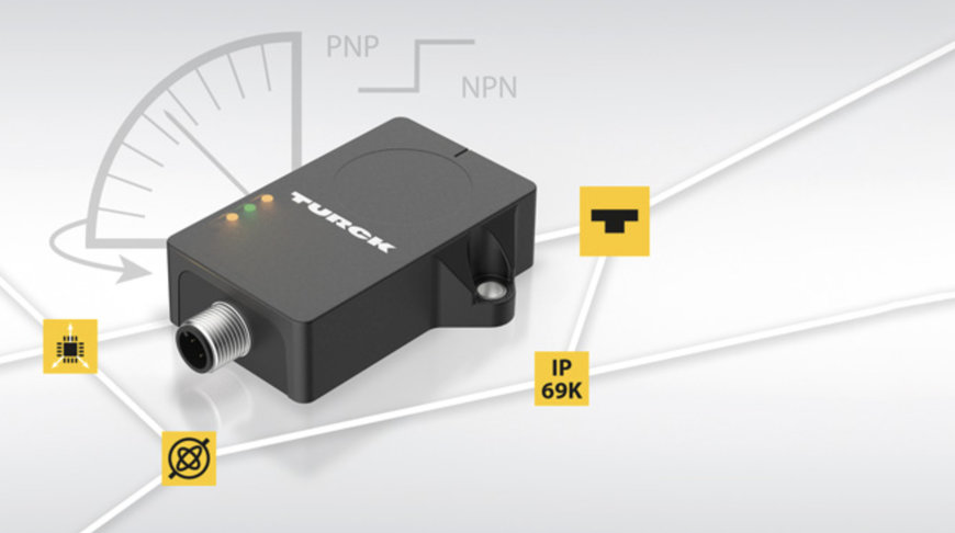 TURCK  DYNAMISCHE INCLINOMETERS MET SCHAKELUITGANG